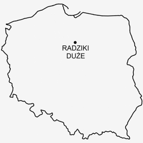 Radziki Duże castle map